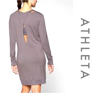 Athleta “Nirvana Go-To” Dress w/ Back Cutout, size XL